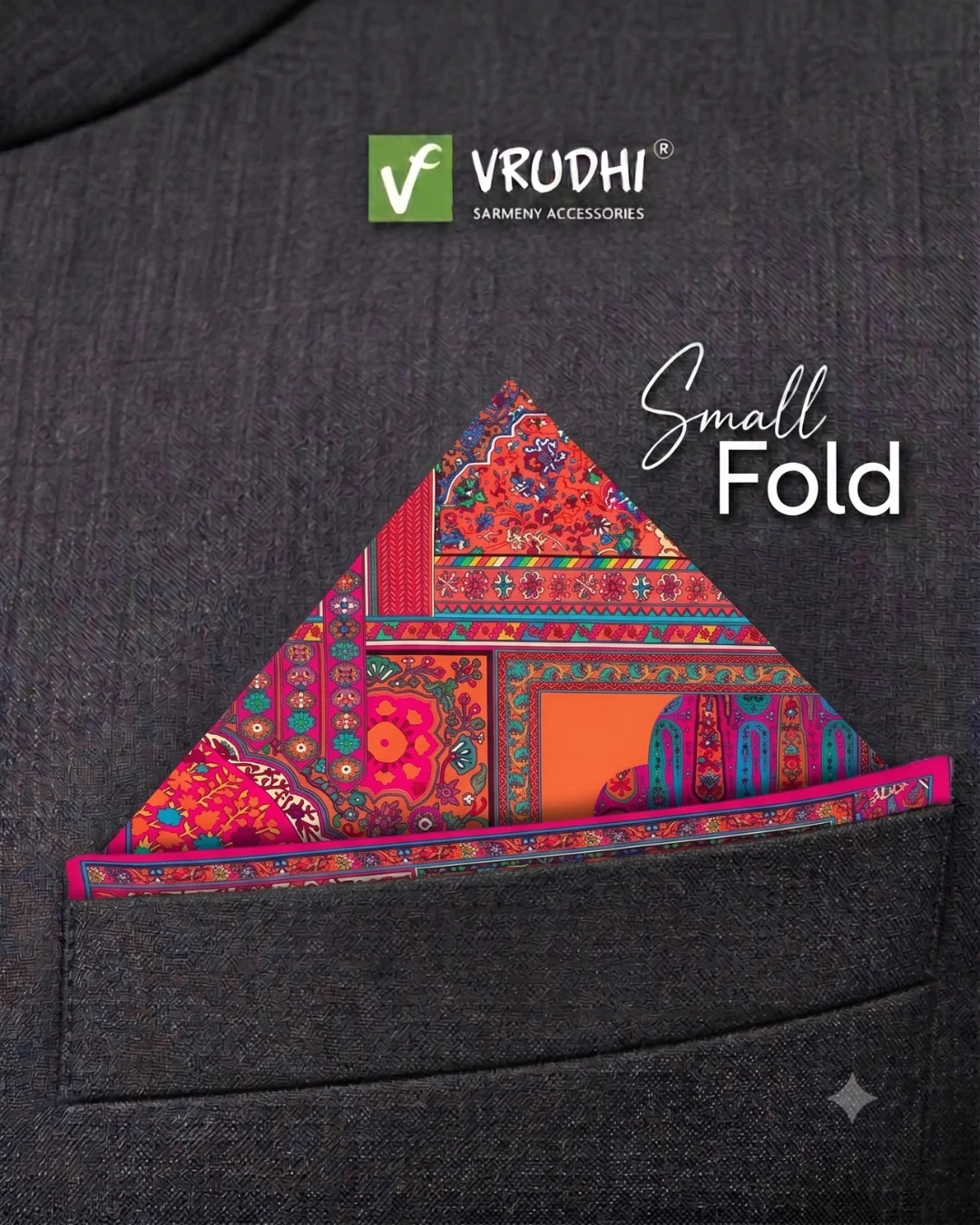 Premium Multicolor Printed Pocket Square