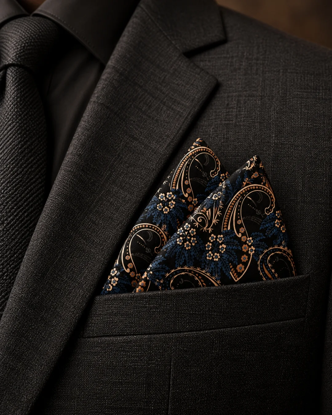 Classic Paisley Men's Pocket Square