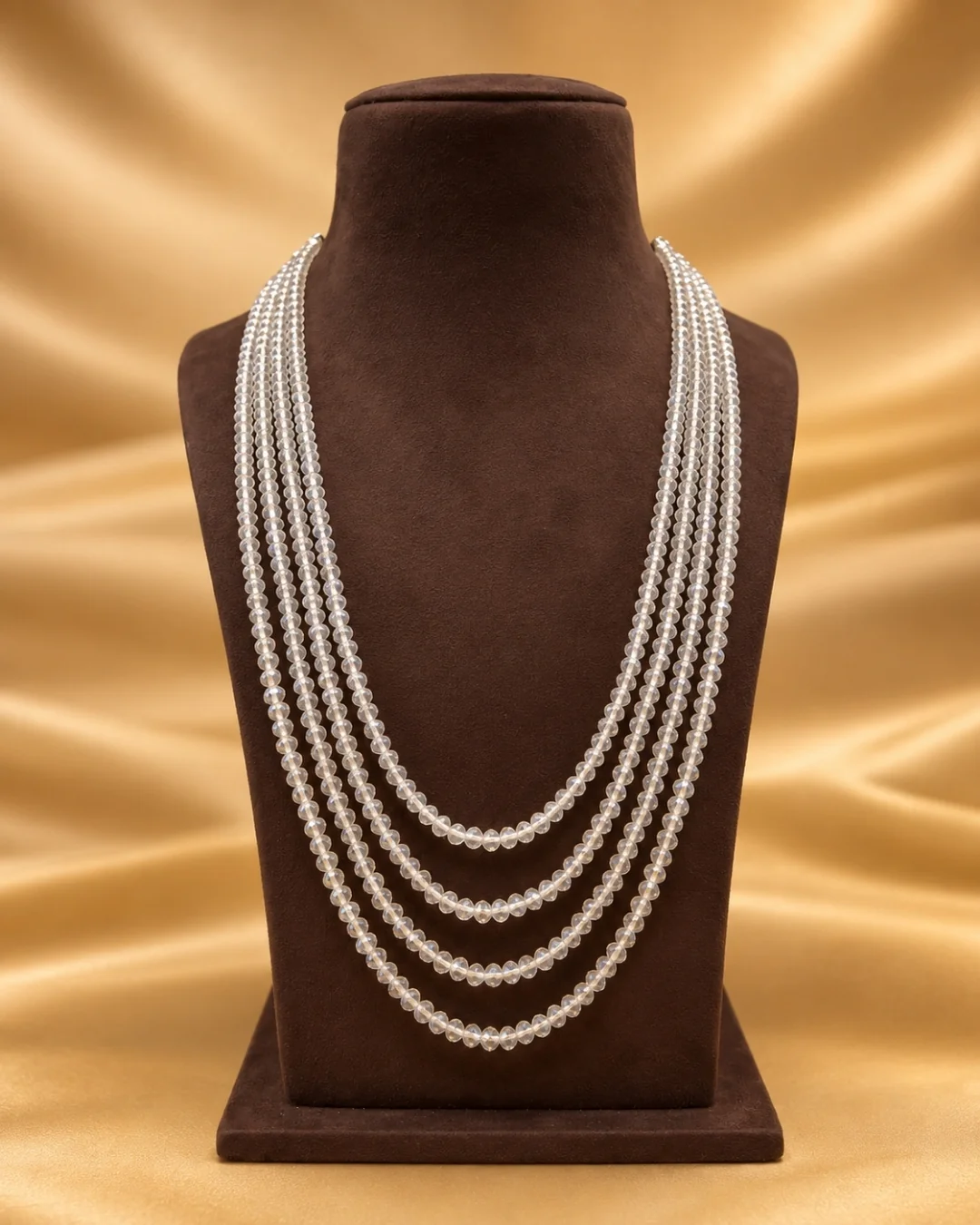 Classic Crystal Multistrand Men’s Mala