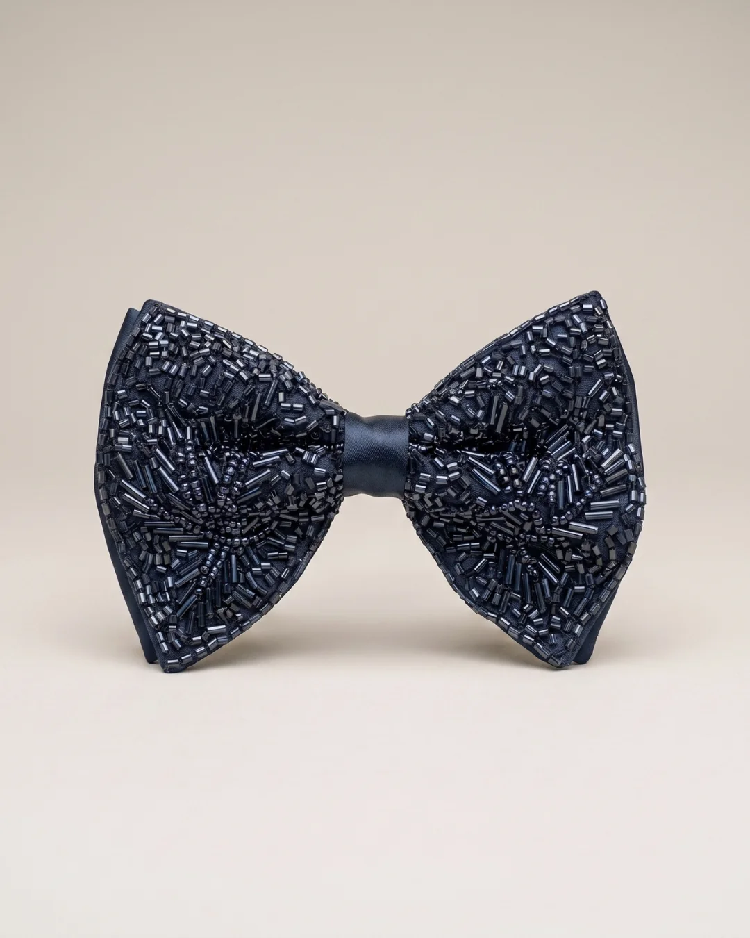 Premium Men's Crystal Studded Bow Tie